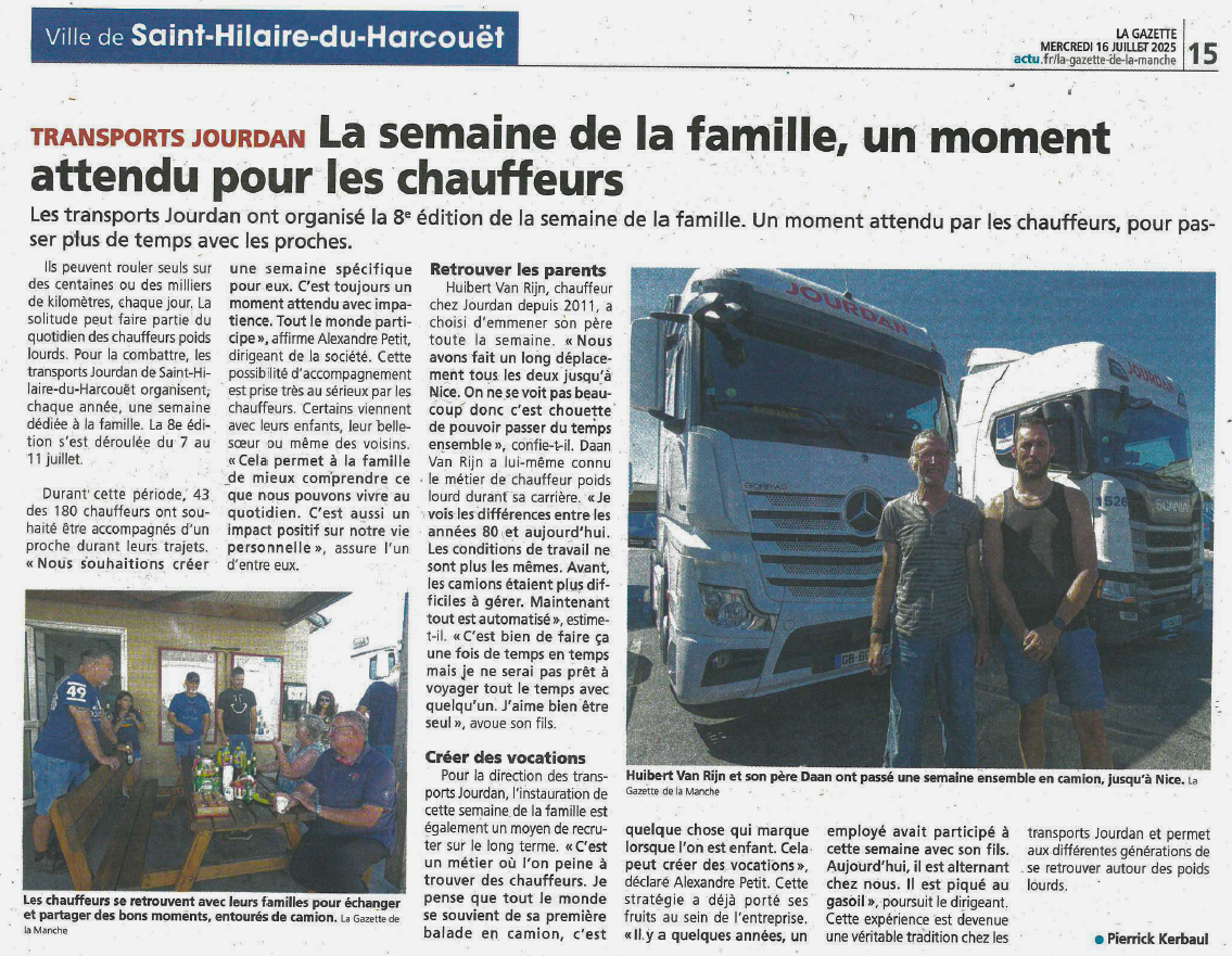 Juillet 2025 - Semaine des Familles - La Gazette