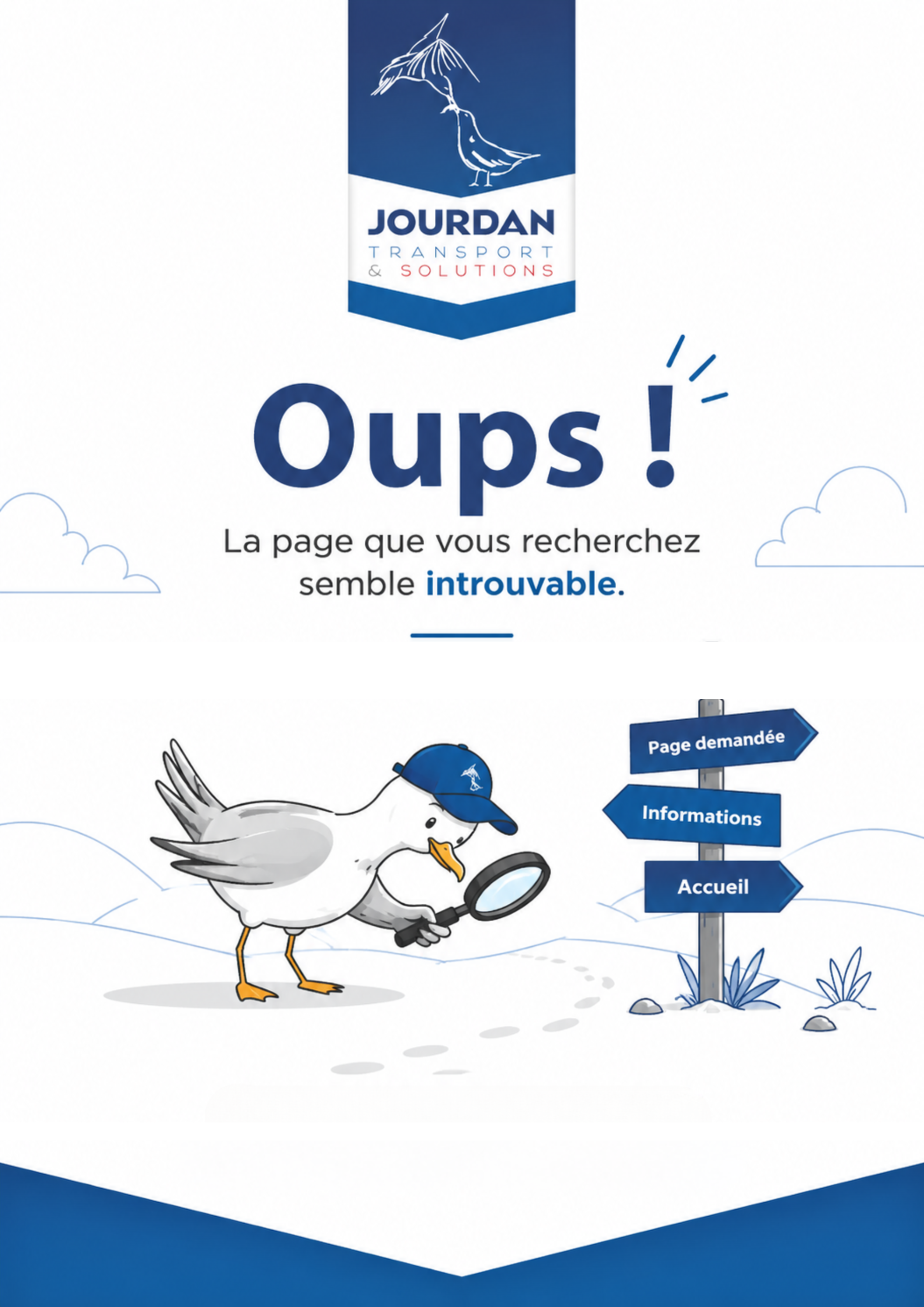 Oups page introuvable